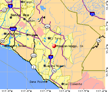 Mission Viejo, CA map
