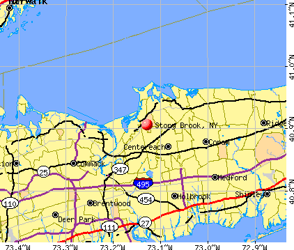 Stony Brook, NY map