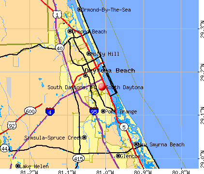 South Daytona, FL map
