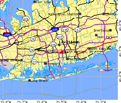 North Wantagh, NY map
