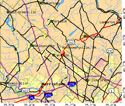 Montgomeryville, PA map