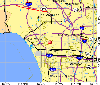 View Park-Windsor Hills, CA map