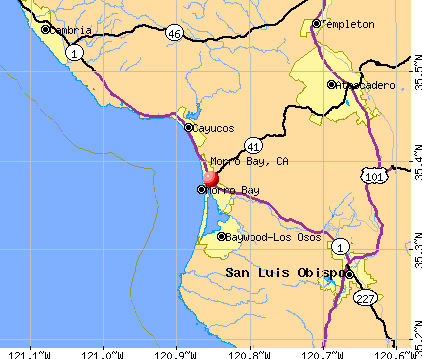 Morro Bay, CA map