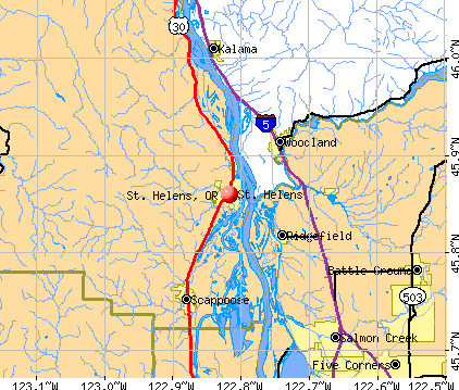 St Helens Oregon Map St. Helens, Oregon (OR 97053) profile: population, maps, real 
