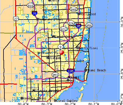 Westview, FL map