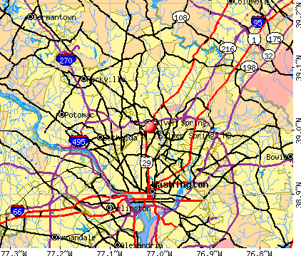 Silver Spring, MD map