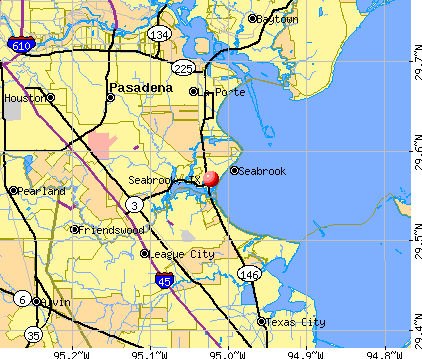 Seabrook, TX map