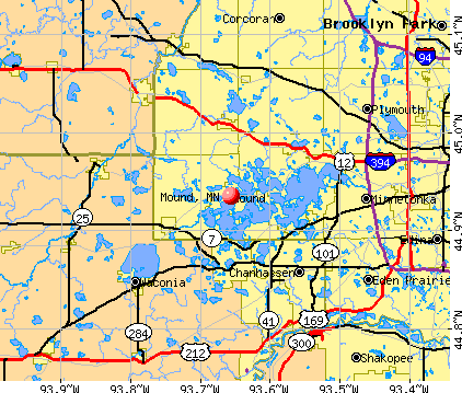 Mound, MN map