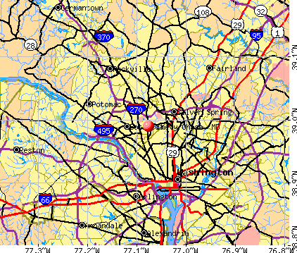 Chevy Chase, Maryland (MD 20815) profile: population, maps, real estate ...