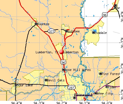Lumberton, TX map