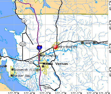 Sedro-Woolley, WA map