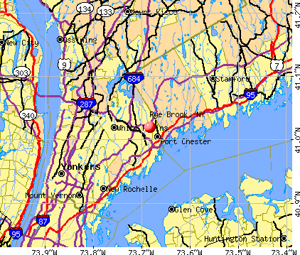 Rye Brook, NY map