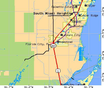 map of florida city fl Florida City Florida Fl 33034 33035 Profile Population Maps map of florida city fl