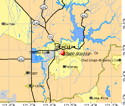 South Oroville, CA map