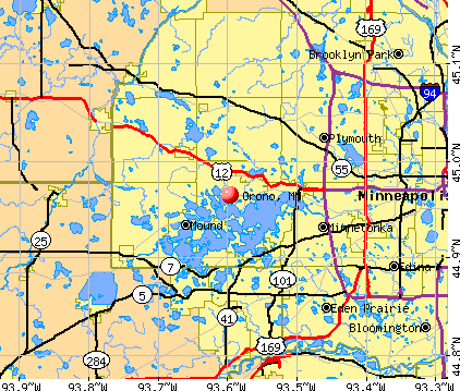 Orono, MN map