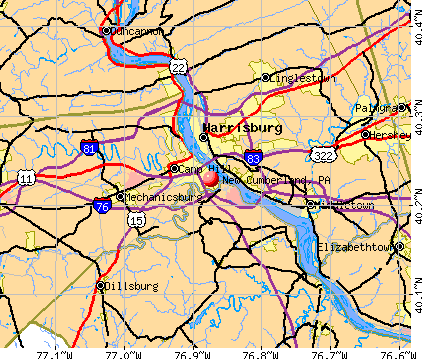 New Cumberland, PA map