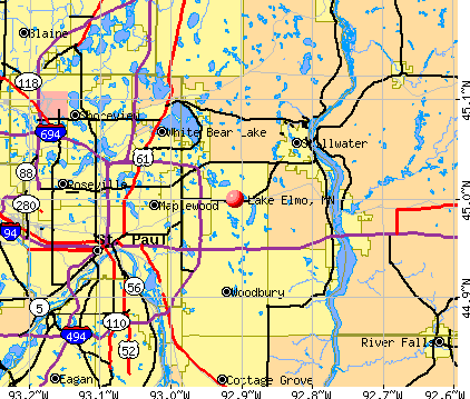 Lake Elmo, MN map