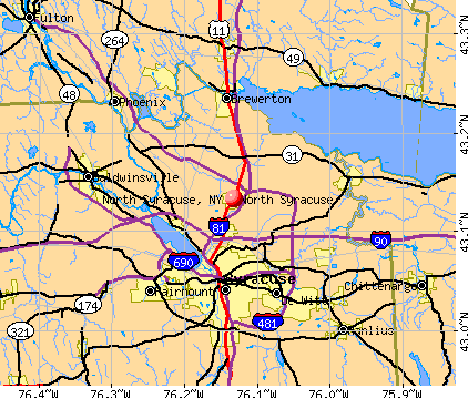 North Syracuse, NY map