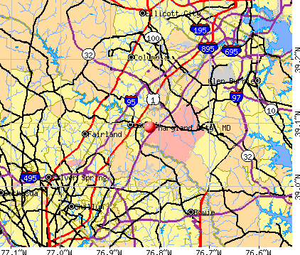 Maryland City, MD map