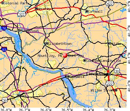 Mount Joy, PA map