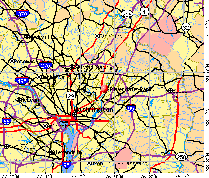 Riverdale Park, MD map