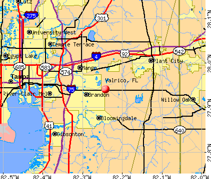 Where Is Valrico Florida On A Map Valrico, Florida (FL 33594) profile: population, maps, real estate 