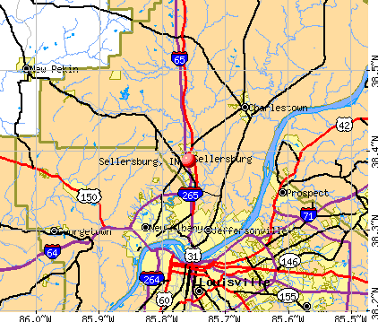 Sellersburg, IN map