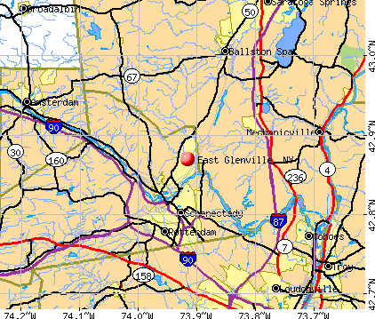 East Glenville, NY map