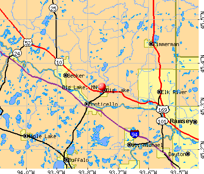 Big Lake, MN map