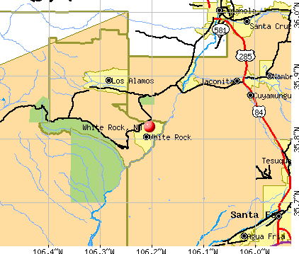 White Rock, NM map