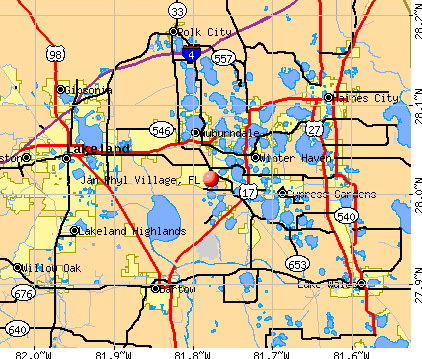 Jan Phyl Village, FL map