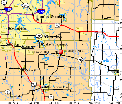 Pleasant Hill, MO map