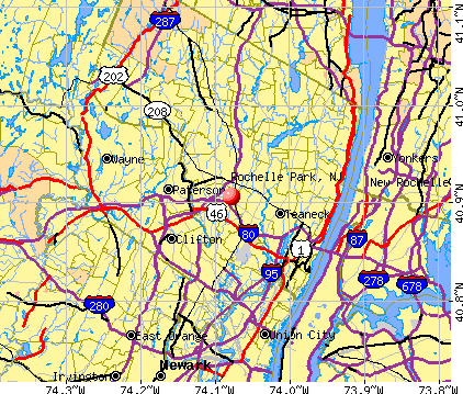 Rochelle Park, NJ map