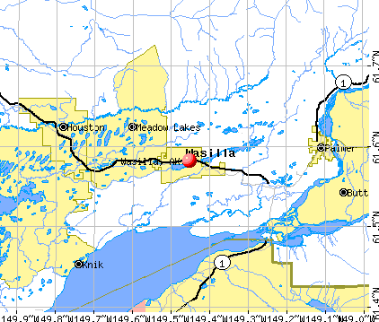 Wasilla, AK map