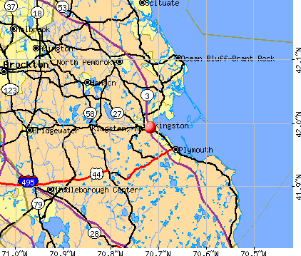 Kingston, MA map