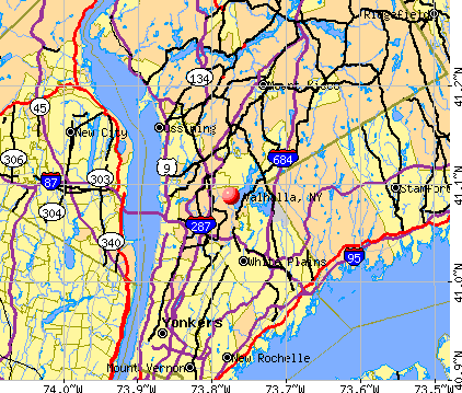 Valhalla, NY map