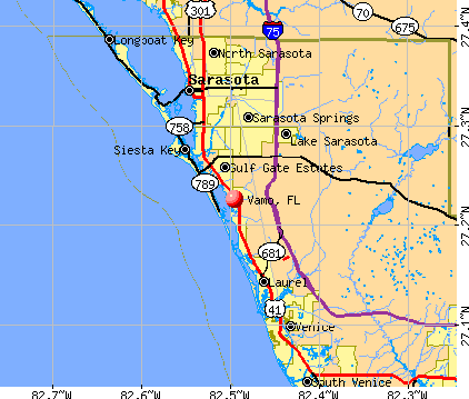 Vamo, FL map