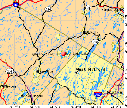 Highland Lakes Nj Map Highland Lake, New Jersey (Nj 07422, 07462) Profile: Population, Maps, Real  Estate, Averages, Homes, Statistics, Relocation, Travel, Jobs, Hospitals,  Schools, Crime, Moving, Houses, News, Sex Offenders