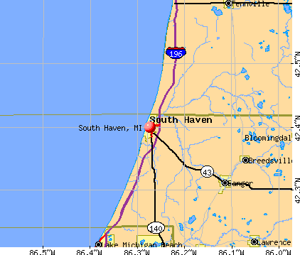 South Haven, MI map