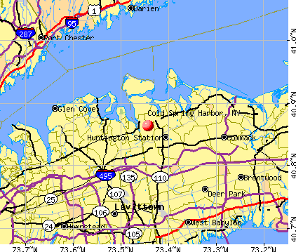Cold Spring Harbor, NY map
