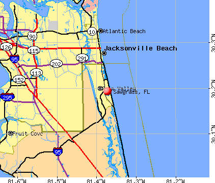 Sawgrass, FL map