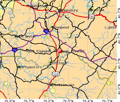 Mount Pleasant, PA map
