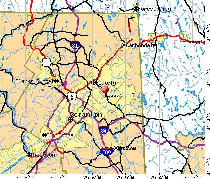 Jessup, PA map