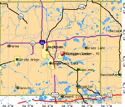 Michigan Center, MI map