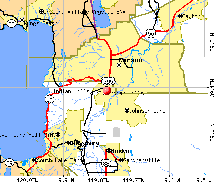 Indian Hills, NV map