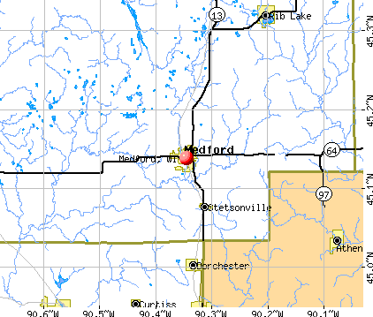 Medford, WI map