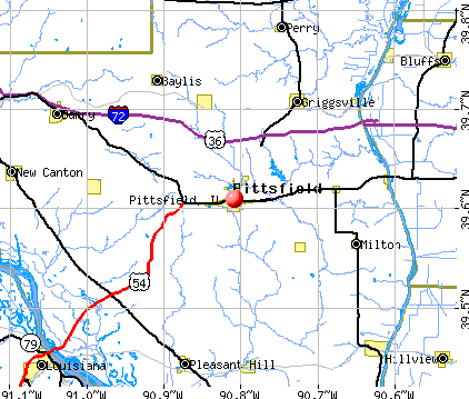 Pittsfield, IL map