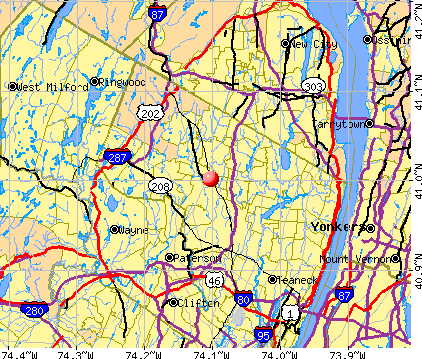 Ho-Ho-Kus, NJ map