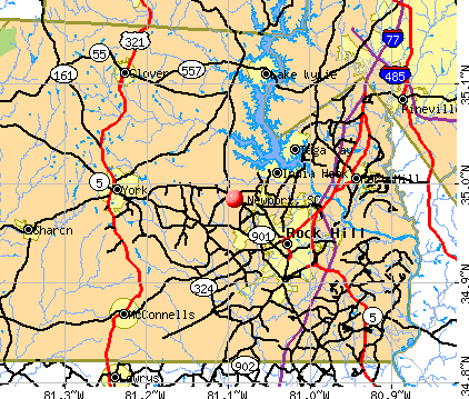 Newport, SC map