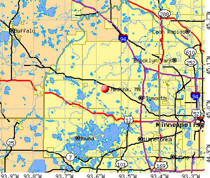 Medina, MN map